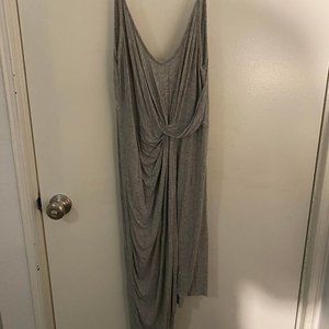 TOPSHOP gray swimsuit coverup